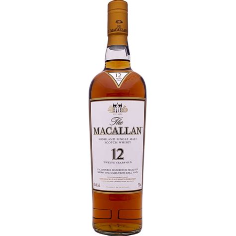 The Macallan Sherry Oak 12 Year Old Single Malt Scotch