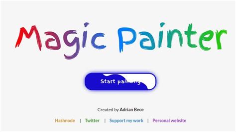A Simple Magic Paint App Made With React