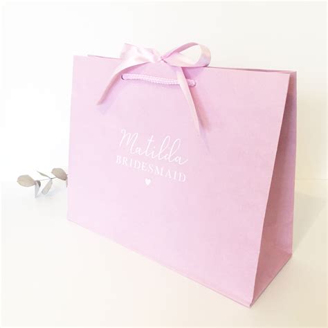 Check spelling or type a new query. Personalised Luxury Pink Wedding Gift Bag