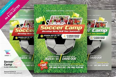 Soccer Camp Flyer Template