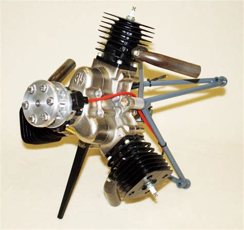 3 Cylinder Radial Model Airplane Engine The Miniature Engineering