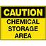 Caution Chemical Storage Area  Signs Uniform Safety