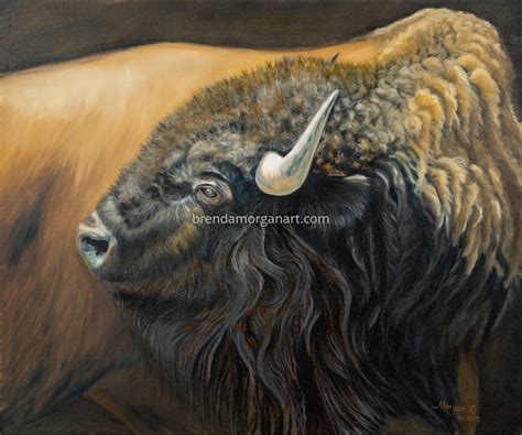 Painting American Buffalo Original Art By