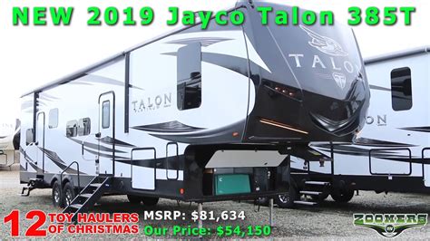 4th Of The 12 Toy Haulers Of Christmas New 2019 Jayco Talon 385t