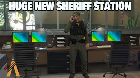 Gta 5 Awesome New Davis Sheriff Station Must See For The Fivem