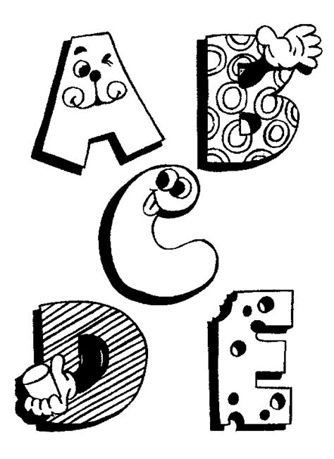 Letters and alphabet coloring pages. Fun Coloring Pages: Alphabet Coloring Pages