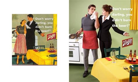 Photographer Reverses Gender Roles In Sexist Vintage Ads Yellowtrace