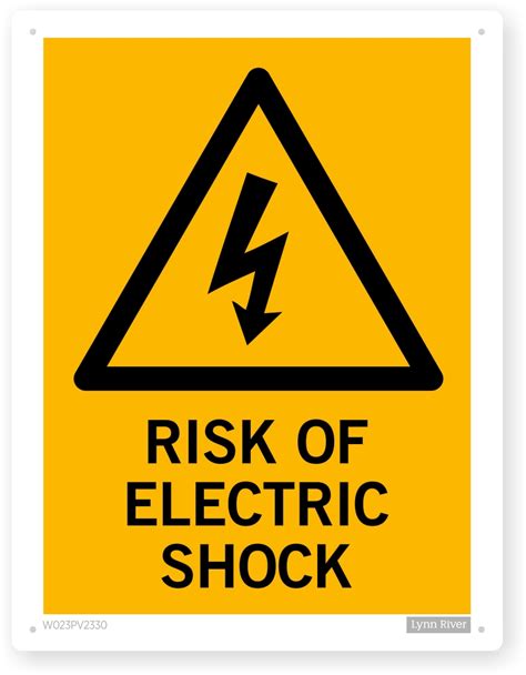 Electrical Hazard Warning Symbols