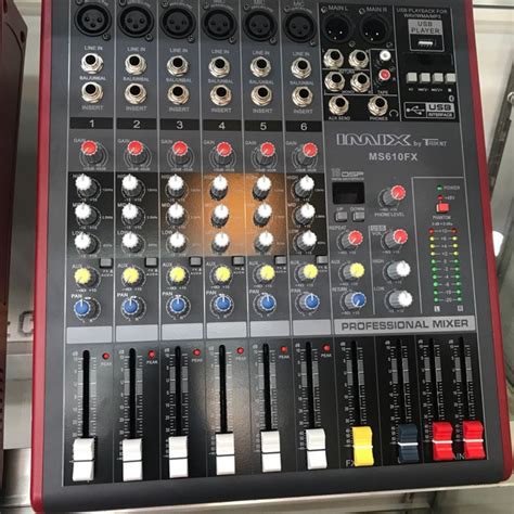 IMIX STEREO MIXER MS-610FX 6 CHANNEL | Shopee Philippines