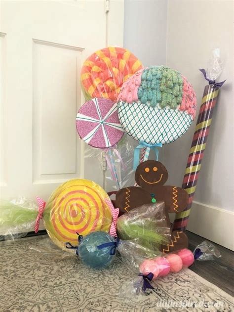 5 Ways To Make Giant Candy For A Candyland Theme Candy Decorations