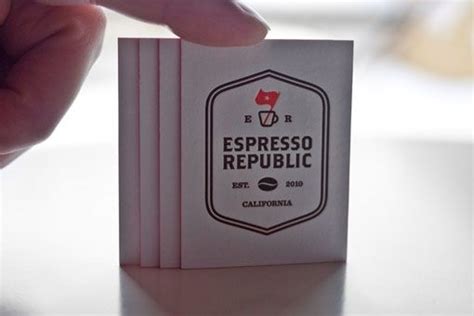 design work life salih kucukaga espresso republic business cards business card design