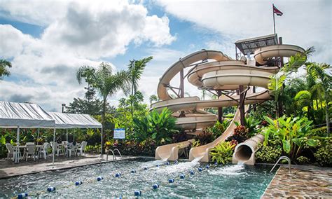 Kalambu Hot Springs Water Park In Arenal Costa Rica