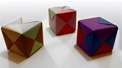 Como Hacer Un Cubo De Papel Infinito Cubo Magico