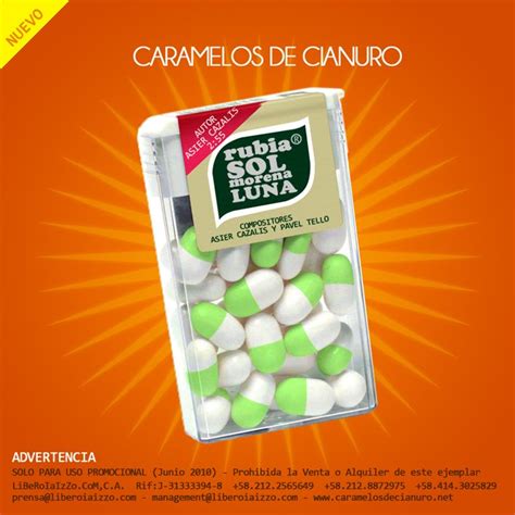 Los cianuros son compuestos (sustancias formadas por la unión de. KeepRockingVenezuela: Caramelos de Cianuro - Caramelos de ...