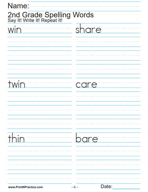 Second Grade Worksheets ⭐ Math Reading Phonics Spelling