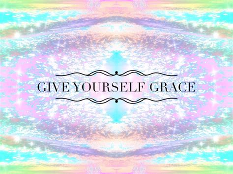 Give Yourself Grace Inspirational Artwork Gratitude Etsy