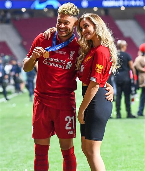 Perrie Edwards And Alex Oxlade Chamberlain At Uefa Champions League Final In Madrid 06 01 2019