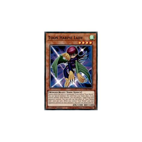 Toon Harpie Lady Toch En002 Super Rare Duelshop