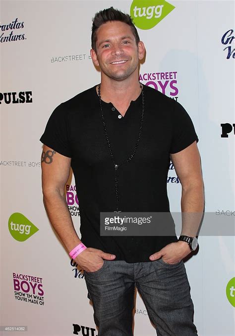 Singer Jeff Timmons Attends The Premiere Of The Backstreet Boys Show