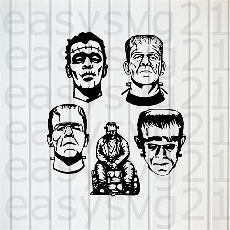 Horror characters svg bundle horror svg cricut silhouette | Etsy