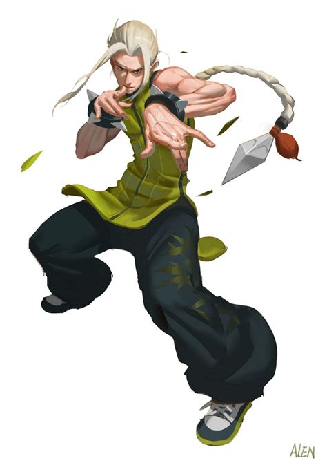 Not the general martial arts. ArtStation - KUNG FU, ALEN LI | Anime character design ...