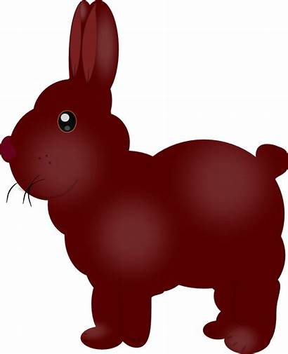Bunny Chocolate Easter Clipart Silhouette Candy Clip