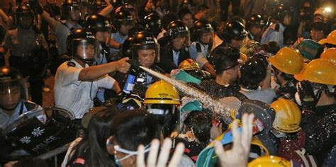 New Clashes In Hong Kong As Pro Democracy Activists Surround Govt Buildings