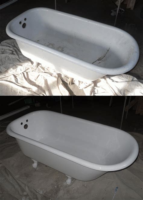 The bathtub refinishing procedure is suitable to bathtubs of any sizes or shapes. Before & After | Bathtub Refinishing - Tile Reglazing ...