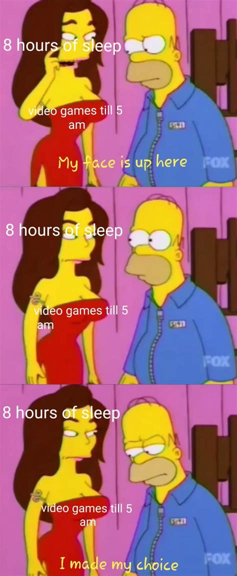 Homer Simpson Meme Face