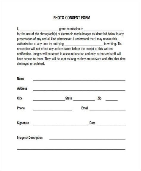 consent forms