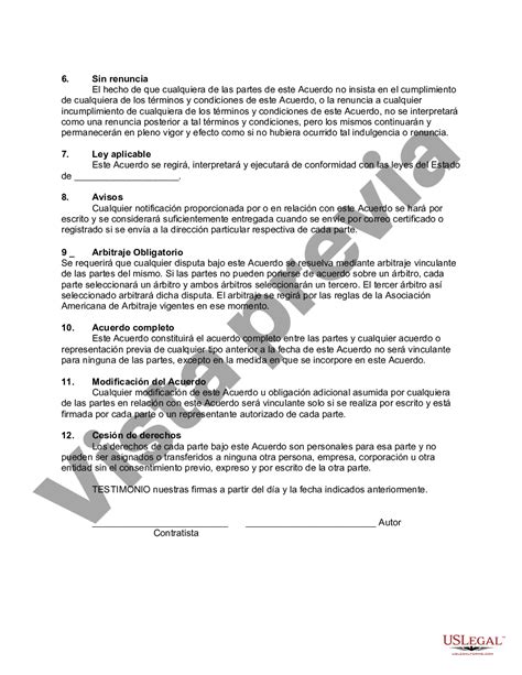 Hillsborough Florida Contrato De Contratista Independiente Para