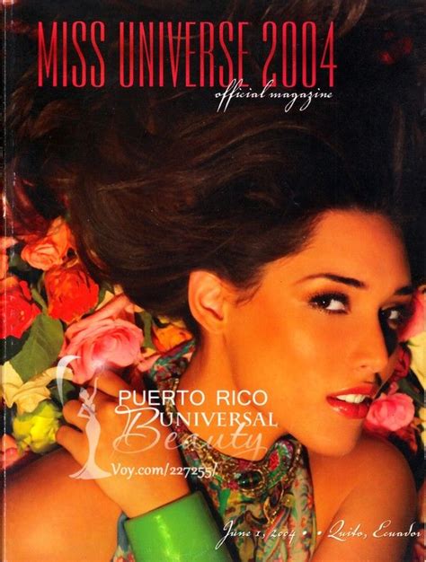 Amelia Vega Miss Universe 2003 Programbook Ameliavega Missuniverse2003 Missuniverso2003
