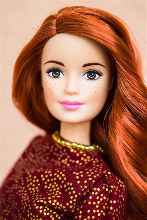 Pin By Olga Vasilevskay On Barbie Dolls Made To Move 1 Redhead Doll