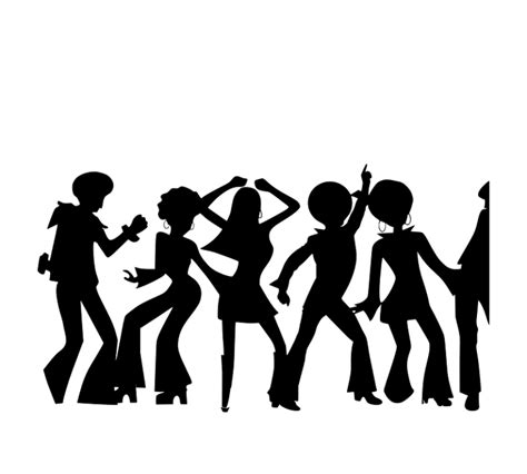 1970s Disco Dance Nightclub Silhouette Png Download 768691 Free