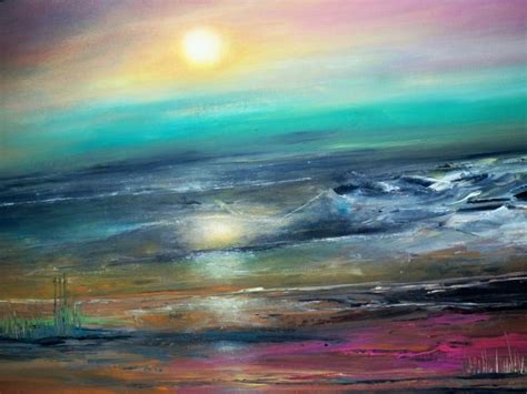 Pin By Romana Černá On Pictures Seascapes Canvas Painting Landscape Abstract Watercolor