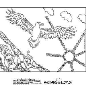 If he can easily cope, offer him something more complicated. Aboriginal Colouring Pages | Australia, Template and Culture