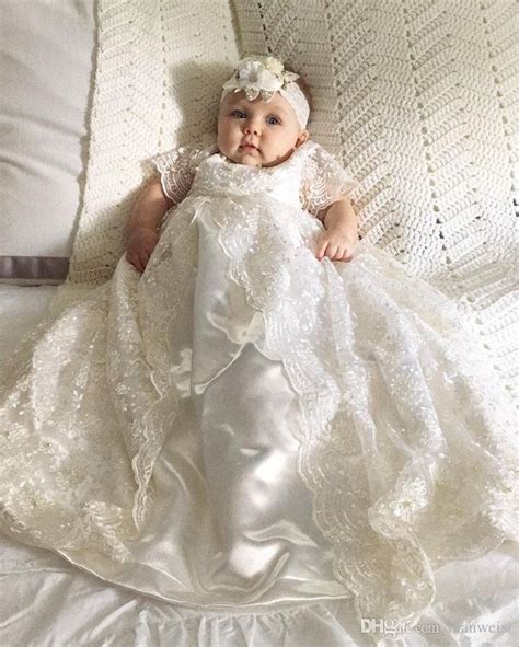 Usa Most Desirable White Christening Dress Baptismal Clothing Dress