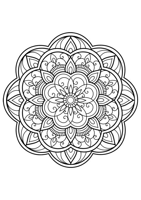 Mandala Livre Gratuit 14 Mandalas Coloriages Difficiles Pour Adultes