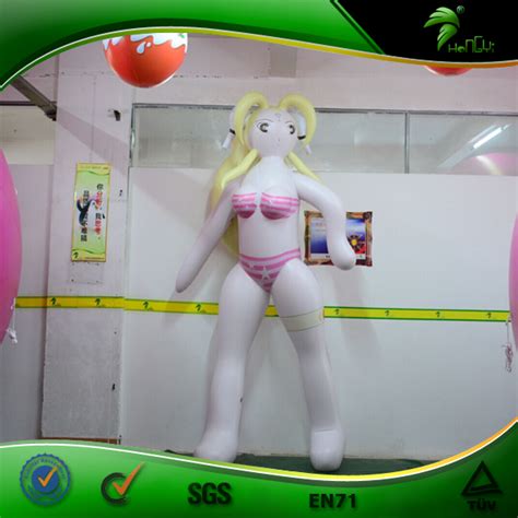 Customized Japanese Inflatable Sexy Girl Hongyi 35m Tall Pvc