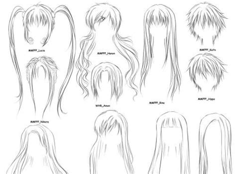 Anime Hair Girls Guidelines By Yosopher On Deviantart