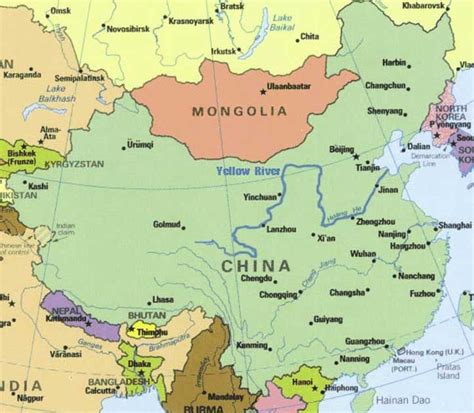 Connecting Yellow River With The World Physical Geography Of The