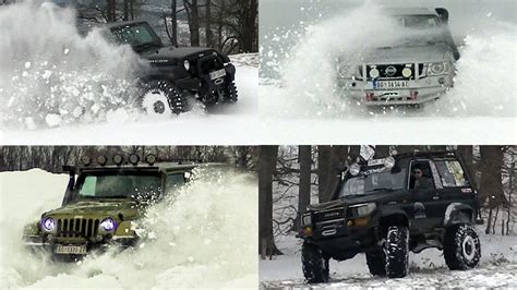 Both have a cloth interior on most models with an optional. Jeep Wrangler vs Nissan Patrol vs Toyota Land Cruiser vs Fiat Campagnola, Rajac Mountain, part 2 ...