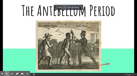 American History 8 The Antebellum Period Youtube