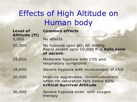 Physiology Of High Altitude
