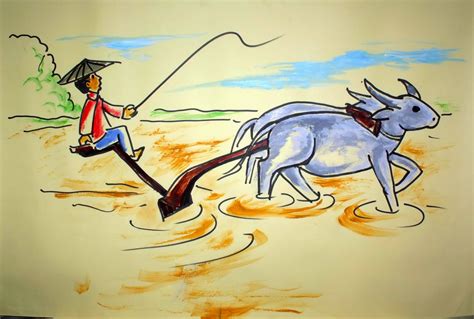 Gambar Kartun Petani Di Sawah | Gambar Gokil