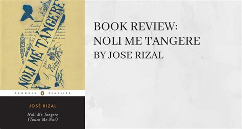Noli Me Tangere By Jose Rizal Eustea Reads