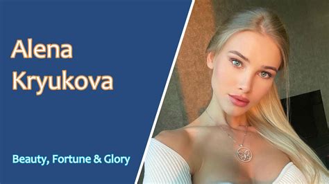 Alena Kryukova Russian Model Social Media Influencer Biography