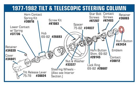 C3 1969 1982 Chevrolet Corvette Telescopic Lock Ring Except 76 Ca