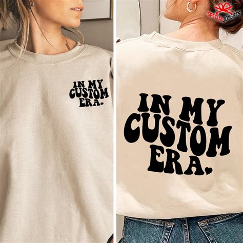 In My Custom Era Shirt Custom Era Shirt Personalized Mom Sweatshirt