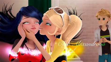 Miraculous Ladybug Chloe Kisses Marinette Youtube